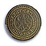 Belgium Ghent 1 franken German Occupation Coinage KM-Tn2 MS64 PCGS coin 1915