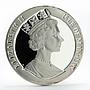 Isle of Man 1 crown Bicentenary of Australia proof silver coin 1988