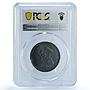 Czechoslovakia Alexander Dubcek Jan Hus Politics SP65 PCGS silver medal 1968