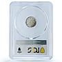 Portugal 50 reis King Luiz Luis I Coinage KM-506 MS65 PCGS silver coin 1874