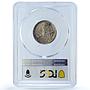 San Marino 5 lire Republic Coinage Liberty Head KM-9 MS64 PCGS silver coin 1937