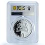 Bulgaria 10 leva Phenomenons Chudnite Mostove Bridge PR68 PCGS silver coin 2012