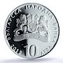 Bulgaria 10 leva Phenomenons Chudnite Mostove Bridge PR68 PCGS silver coin 2012