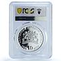 Bulgaria 10 leva Turino Olympic Games Shorttrack PR67 PCGS silver coin 2005