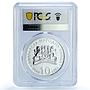 Bulgaria 10 leva Central Bank 130th Anniversary Matte PR63 PCGS silver coin 2009