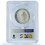 Bulgaria 5 leva Republic 20th Anniversary Dimitrov PR67 PCGS silver coin 1964