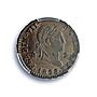 Spain 2 maravedis Fernando Ferdinand VII KM-487 MS63 PCGS copper coin 1828