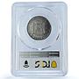 Spain 2 pesetas Regular Coinage Alfonso XIII KM-725 MS61 PCGS silver coin 1905