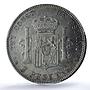 Spain 2 pesetas Regular Coinage Alfonso XIII KM-725 MS61 PCGS silver coin 1905