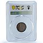 Great Britain 1 penny Regular Coinage Queen Victoria MS62 PCGS bronze coin 1887
