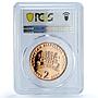 Bulgaria 2 leva Painter Zlatyu Boyadzhiev Art PR69 PCGS copper coin 2013