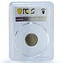 Estonia 1 mark Regular Coinage Lions Arms KM-1a MS63 PCGS NiBronze coin 1924