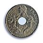 France French Indochina 5 cents Republic Coinage KM-18 UNC PCGS CuNi coin 1930