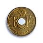 France East Africa 10 centimes Republic Coinage KM-4 MS64 PCGS brass coin 1943