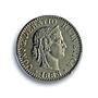 Switzerland 20 rapen Regular Coinage Libertas Liberty KM-29 AU58 PCGS coin 1885