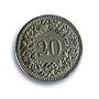 Switzerland 20 rapen Regular Coinage Libertas Liberty KM-29 AU58 PCGS coin 1885