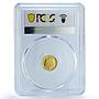 Bulgaria 5 leva Athens Olympic Games Archery PR69 PCGS gold coin 2002