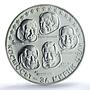 Bulgaria 10 leva Intercosmos Cosmonauts Space KM-157 PR64 PCGS silver coin 1985