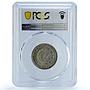 Costa Rica 50 centimos Regular Coinage "1923" KM-159 AU53 PCGS silver coin 1893