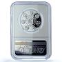 Spain 5 euros Ibero-American Railways KM-1489 Train PF 70 NGC silver coin 2020