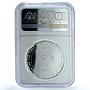 Occussi Ambeno 1 dollar Lian Zhan Taiwan X#4 Politics PF 68 NGC silver coin 1996