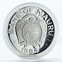 Nauru 10 dollars John Fearn ship proof silver coin 1994