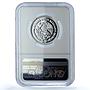 Mexico 1/2 onza Libertad Angel of Independence KM-545 PF 69 NGC silver coin 1993