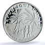 Haiti 5 gourdes Haitienne Paradise KM-78 PF 68 NGC silver coin 1971