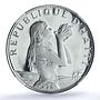 Haiti 50 gourdes Woman with Shell Mark Left KM-104.1 PF 68 NGC silver coin 1973