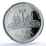 Haiti 50 gourdes Woman with Shell Mark Left KM-104.1 PF 68 NGC silver coin 1973