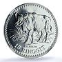 Malaysia 15 ringgit Gaur KM-19 Conservation Fauna Bull MS69 NGC silver coin 1976
