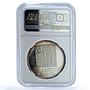 Czechoslovakia 500 korun Tennis KM-164 Sports PF 63 NGC silver coin 1993