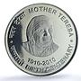 India 100 rupees Mother Theresa KM-382 Religion PF 64 NGC silver coin 2010