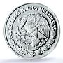 Mexico 5 pesos Lobo KM-627 Wildlife Fauna WWF Wolf PF 69 NGC silver coin 1998