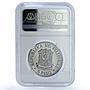 Philippines 5 piso Marcos New Society KM-210.2 PF 69 NGC nickel coin 1980