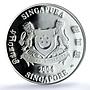 Singapore 10 dollars Year Monkey Piedfort KM-187a PF 69 NGC silver coin 2004