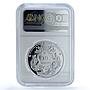 Ukraine 10 hrvynias Mhar Monastery KM-954 Church PF 70 NGC silver coin 2019