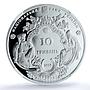 Ukraine 10 hrvynias Mhar Monastery KM-954 Church PF 70 NGC silver coin 2019