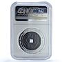 Kazakhstan 500 tenge Denga KM-59 Old Coins Stamps PF 69 NGC silver coin 2004