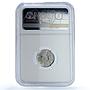 Philippines 10 sentimos Republic KM-207 Baltasar PF 70 NGC CuNi coin 1977