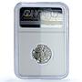 Philippines 25 sentimos Republic KM-208 Juan Luna PF 70 NGC CuNi coin 1977