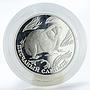 Russia 1 ruble Sand Mole-Rat proof silver coin 1996