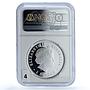 Australia 1 dollar Leopard Seal KM-1018 Antarctic PF 70 NGC silver coin 2005