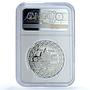 Armenia 1000 dram Kokh KM-279 Martial Arts Sports PF 70 NGC silver coin 2012