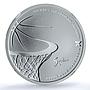 Georgia 5 lari EuroBasket Cup Tbilisi KM-125 Sports PF 70 PCGS silver coin 2022
