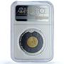 Kazakhstan 1000 tenge Joshy Ulysy Khan Zhosy Gilt PF 70 NGC silver coin 2024
