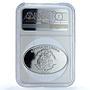 Liberia 10 dollars Titanic Expedition KM-1019 Ship PF 70 NGC silver coin 2005
