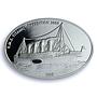 Liberia 10 dollars Titanic Expedition KM-1019 Ship PF 70 NGC silver coin 2005