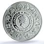 Niue 1 dollar Aquarius KM-505 Mucha Zodiac Signs Art PF 70 NGC silver coin 2010