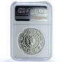 Niue 1 dollar Libra KM-501 Mucha Zodiac Signs Art PF 70 NGC silver coin 2011